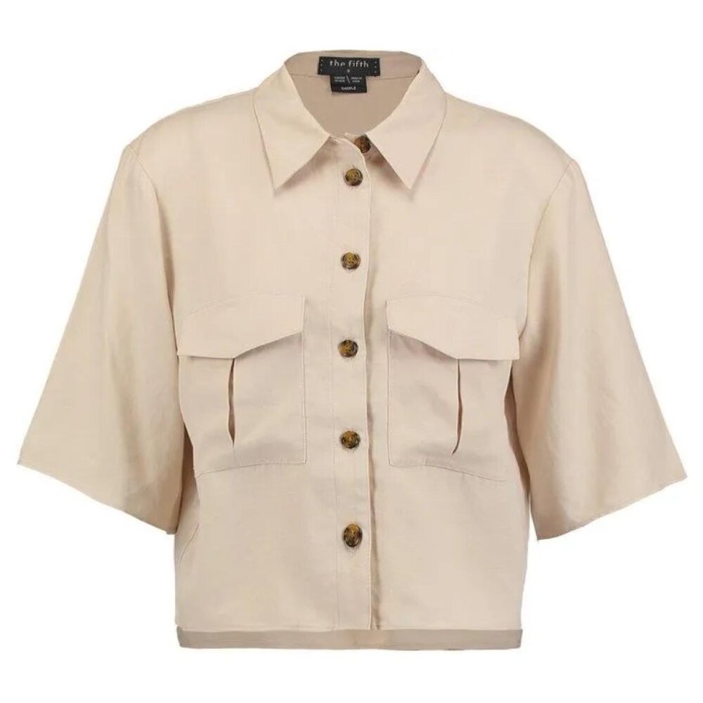 The Fifth Label Button Down Utility Shirt Top